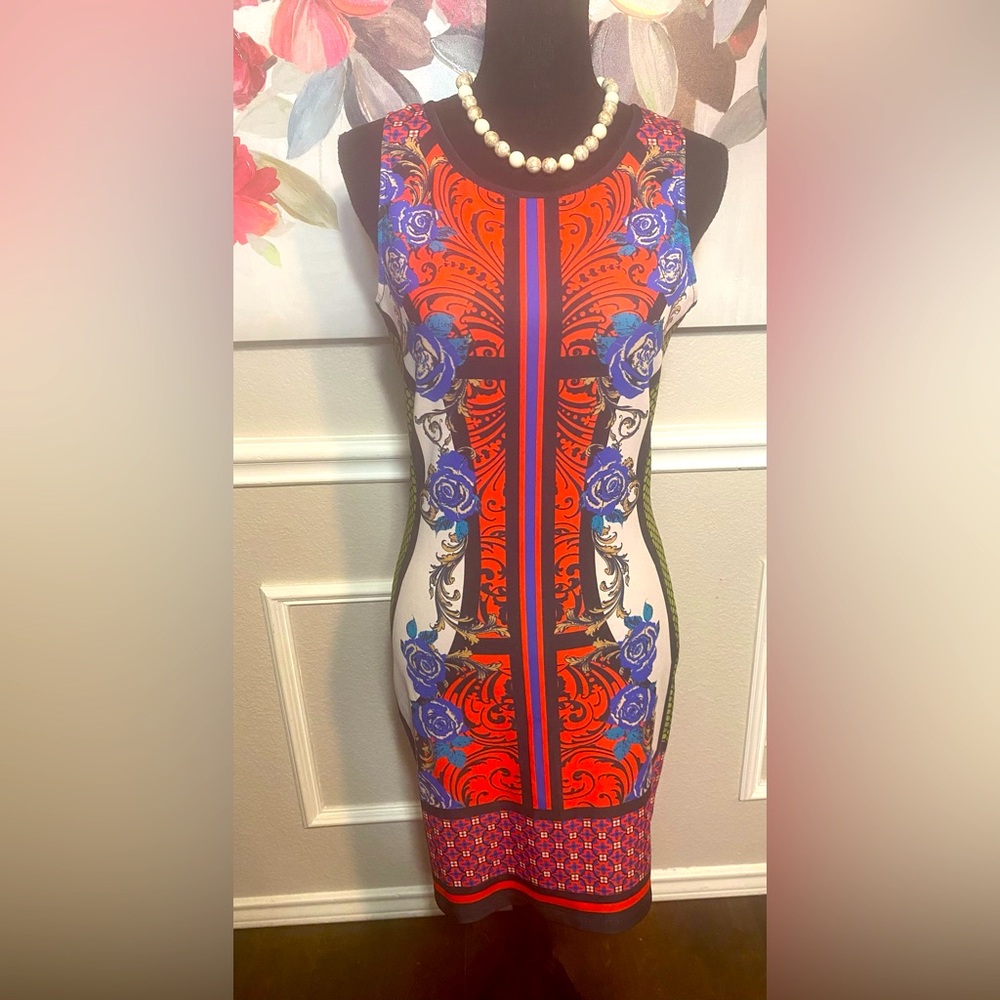 Floral Print Sleeveless Dress